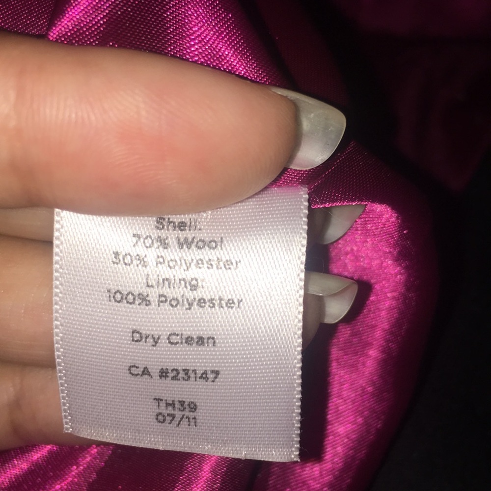 SOLD - Black Wool Talbots Blazer - Picture 3 of 5